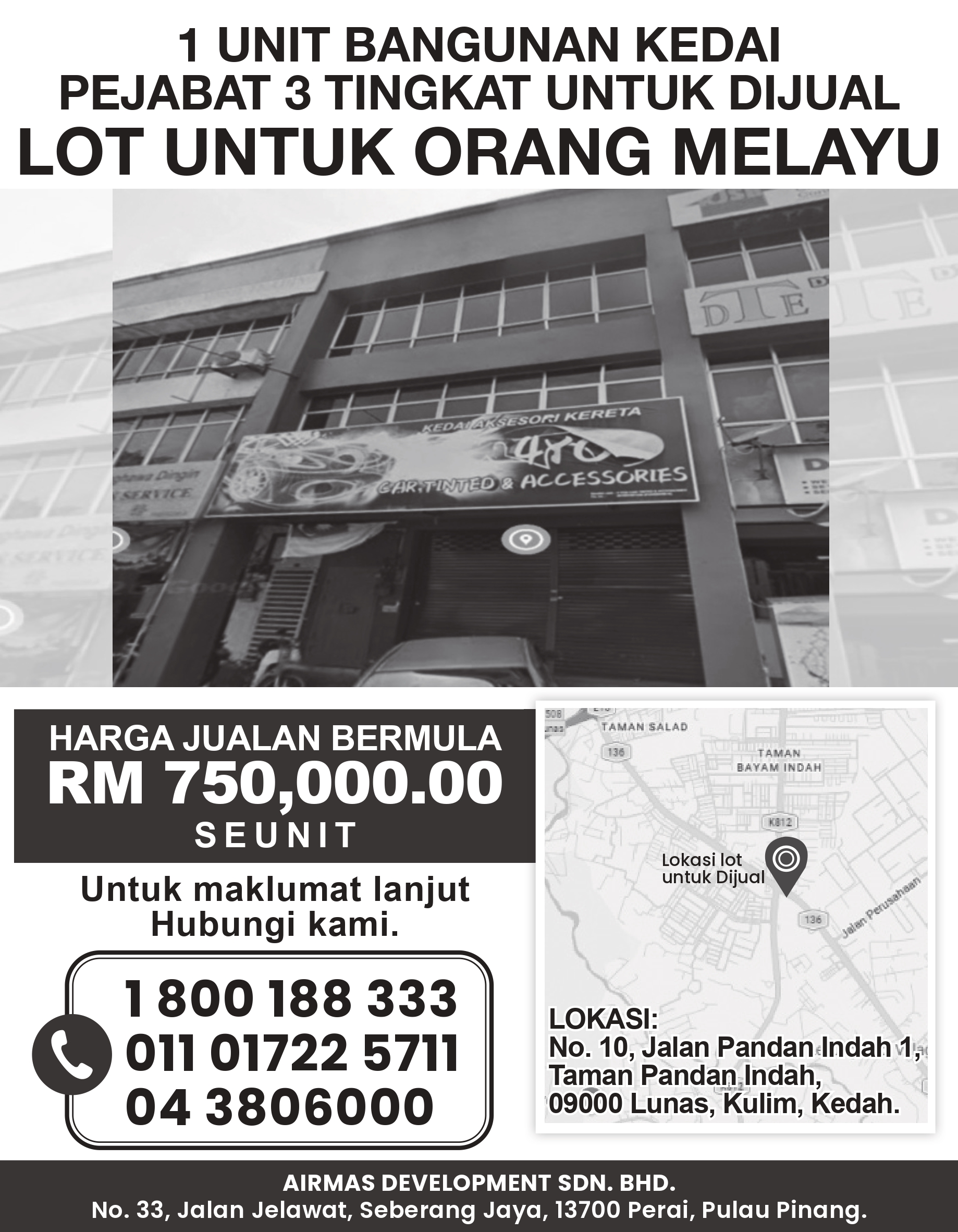 PEJABAT 3 TINGKAT UNTUK DIJUAL
