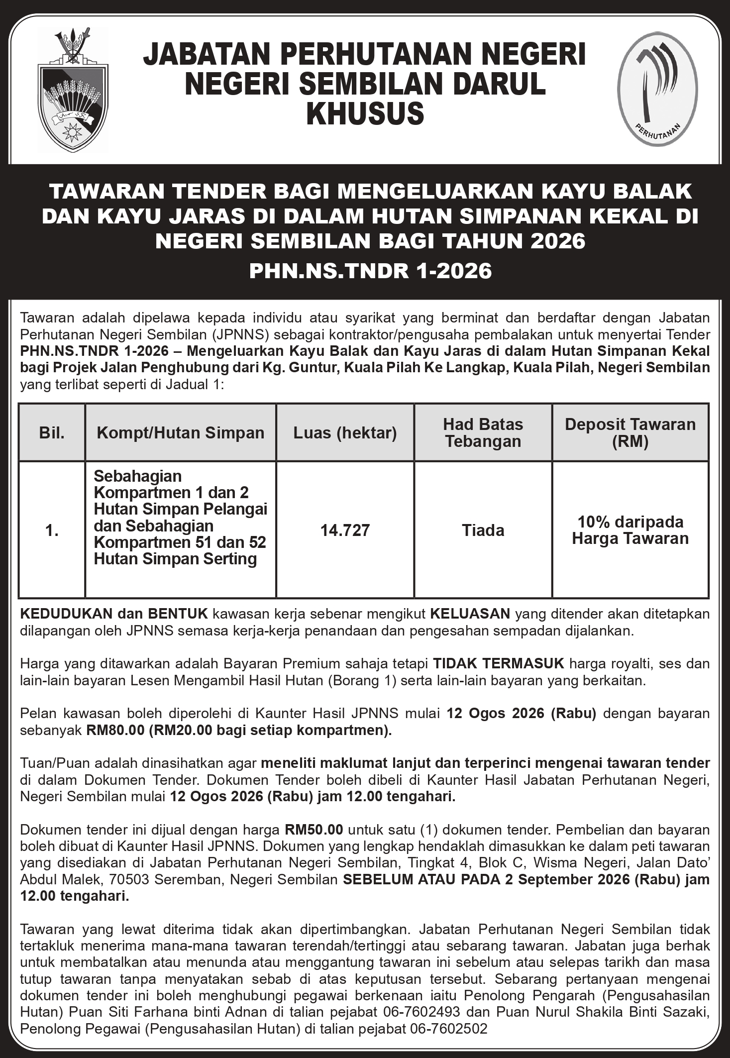 JABATAN PERHUTANAN NEGERI SEMBILAN