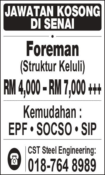 JAWATAN KOSONG